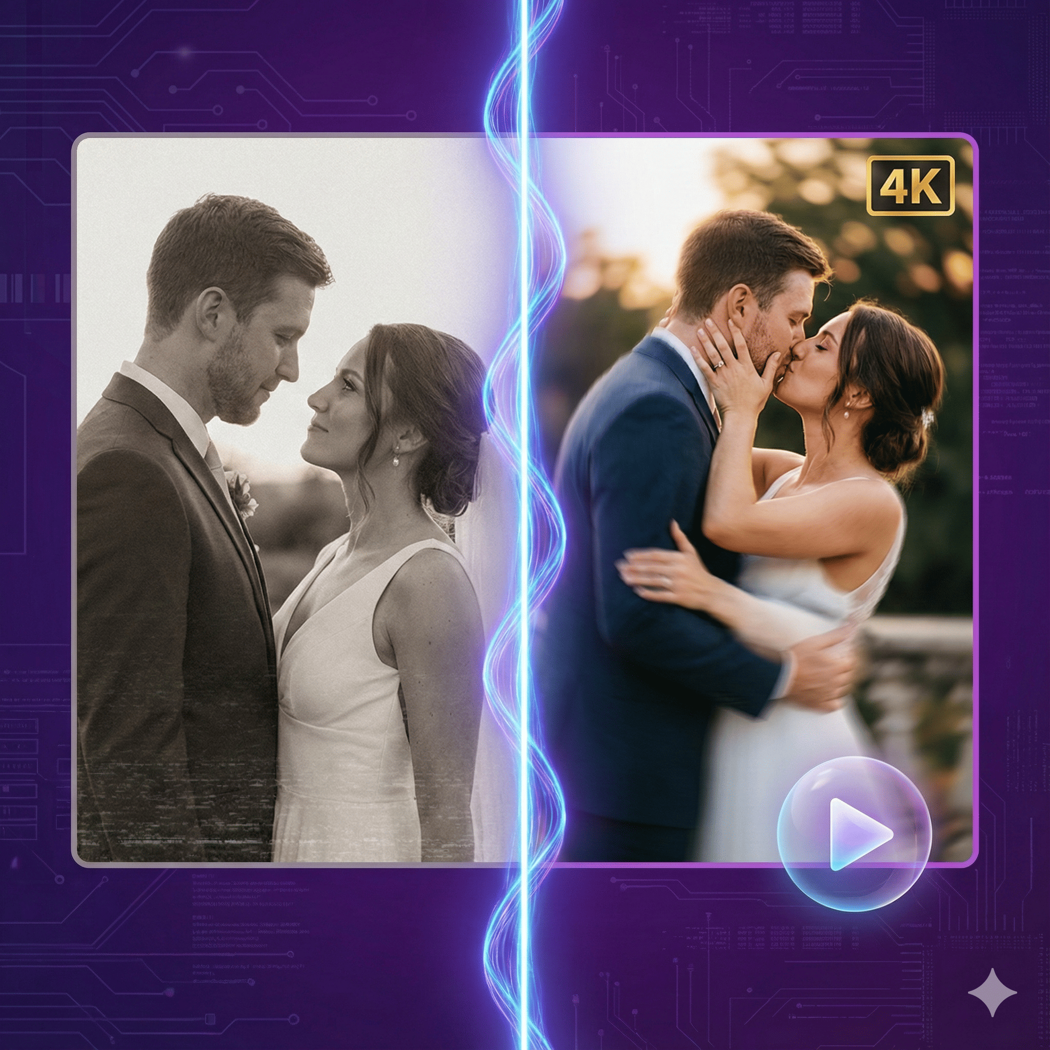 Professional AI Kissing Generator supporting single and dual photos