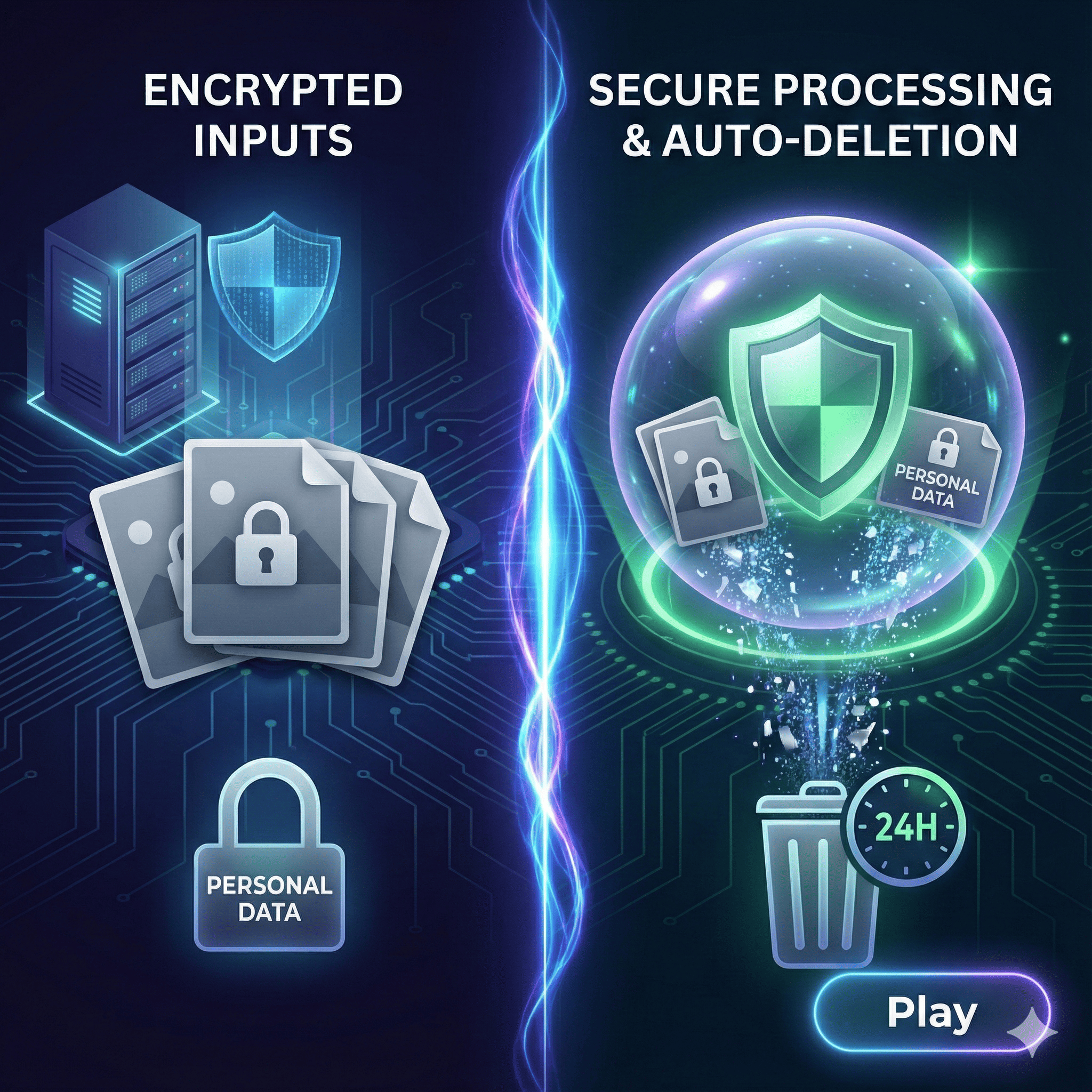 Secure data processing and privacy protection