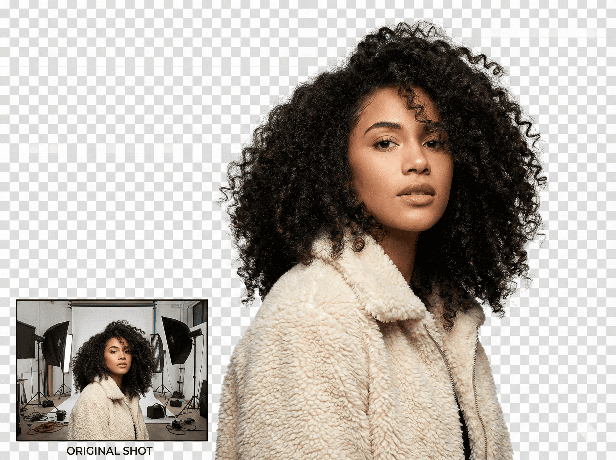 AI Background Remover illustrating precise cutout for e-commerce products